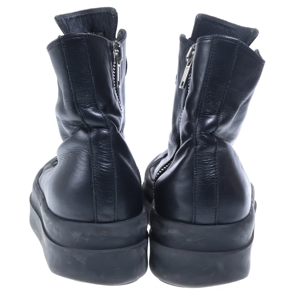 Rick Owens(リックオウエンス) MEGA BUMPER SNEAKS メガバンパー ハイカットスニーカー レザーシューズ ブラック