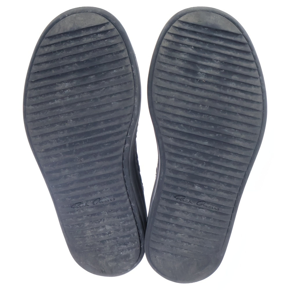 Rick Owens(リックオウエンス) MEGA BUMPER SNEAKS メガバンパー ハイカットスニーカー レザーシューズ ブラック