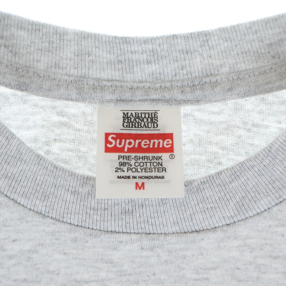 SUPREME(シュプリーム) 25SS ×Marithe Francois Girbaud Tee マリテフランソワジルボー クルーネック 半袖Tシャツ カットソー グレー