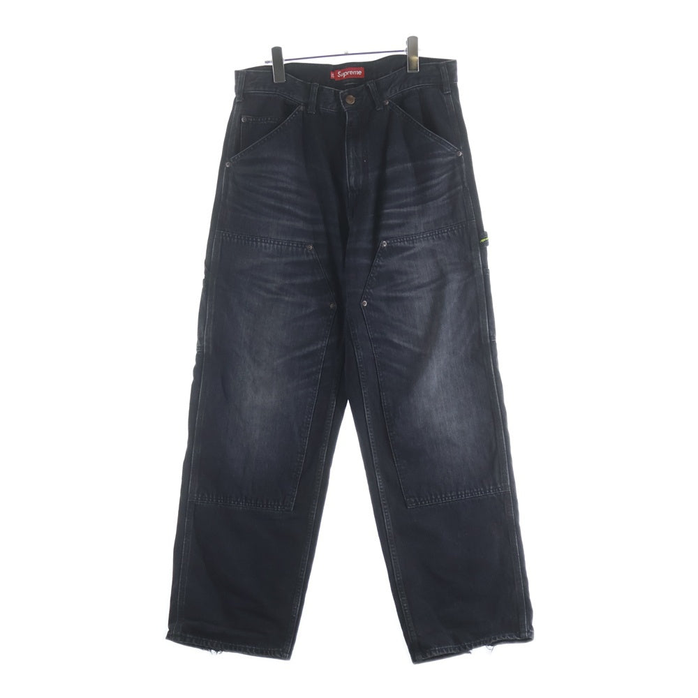 SUPREME(シュプリーム) 26ss Worn Double Knee Painter Pants ウォーン ダブル ニー ペインター パンツ ブラック