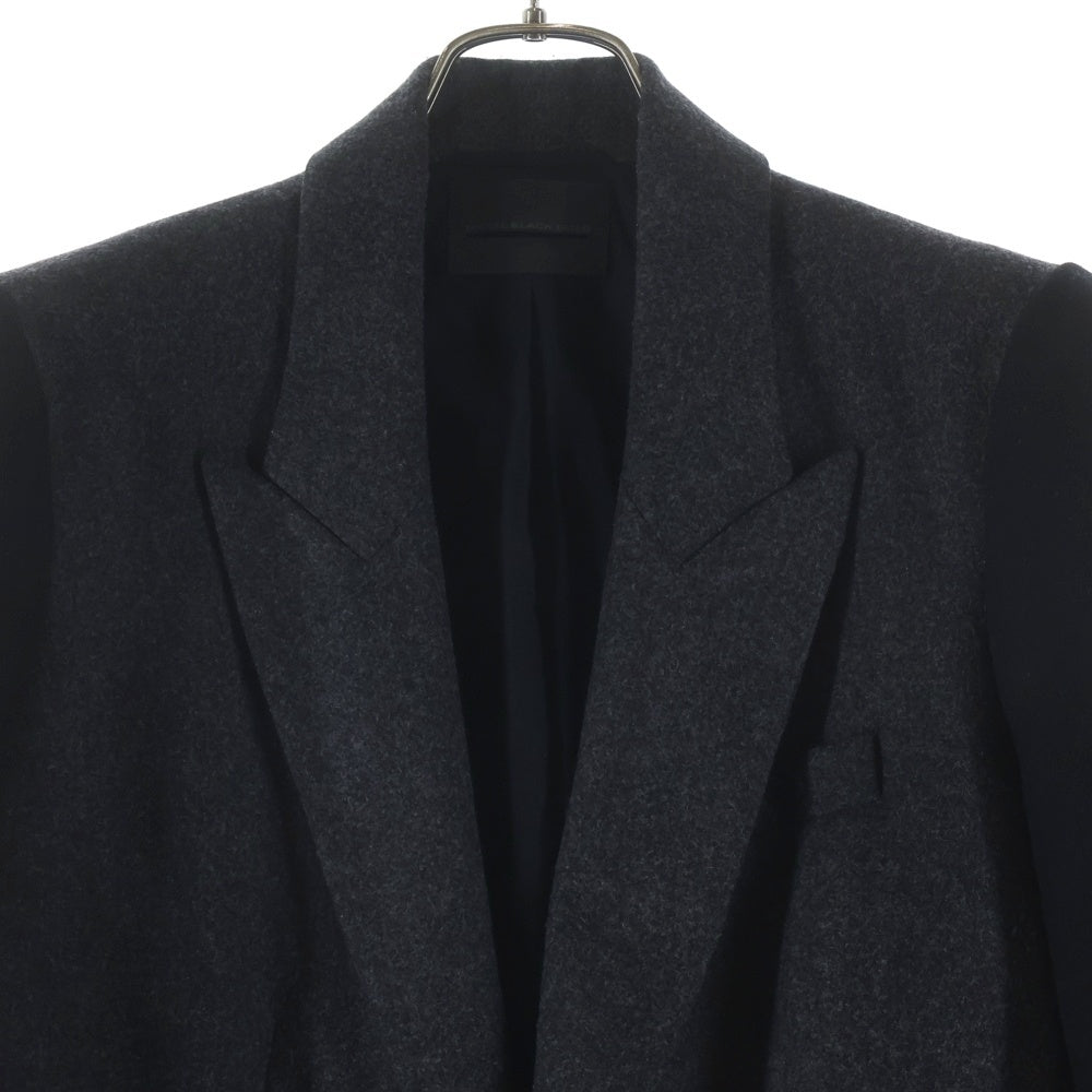 DIESEL BLACK GOLD(ディーゼルブラックゴールド) ウールチェスターコート 袖切り替え グレー/ブラック
