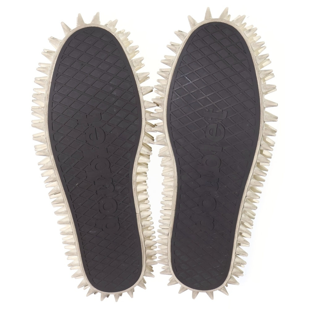doublet(ダブレット) SPIKY CANVAS SNEAKER スパイキーキャンバススニーカー ローカットスニーカー シューズ ブラック/ホワイト