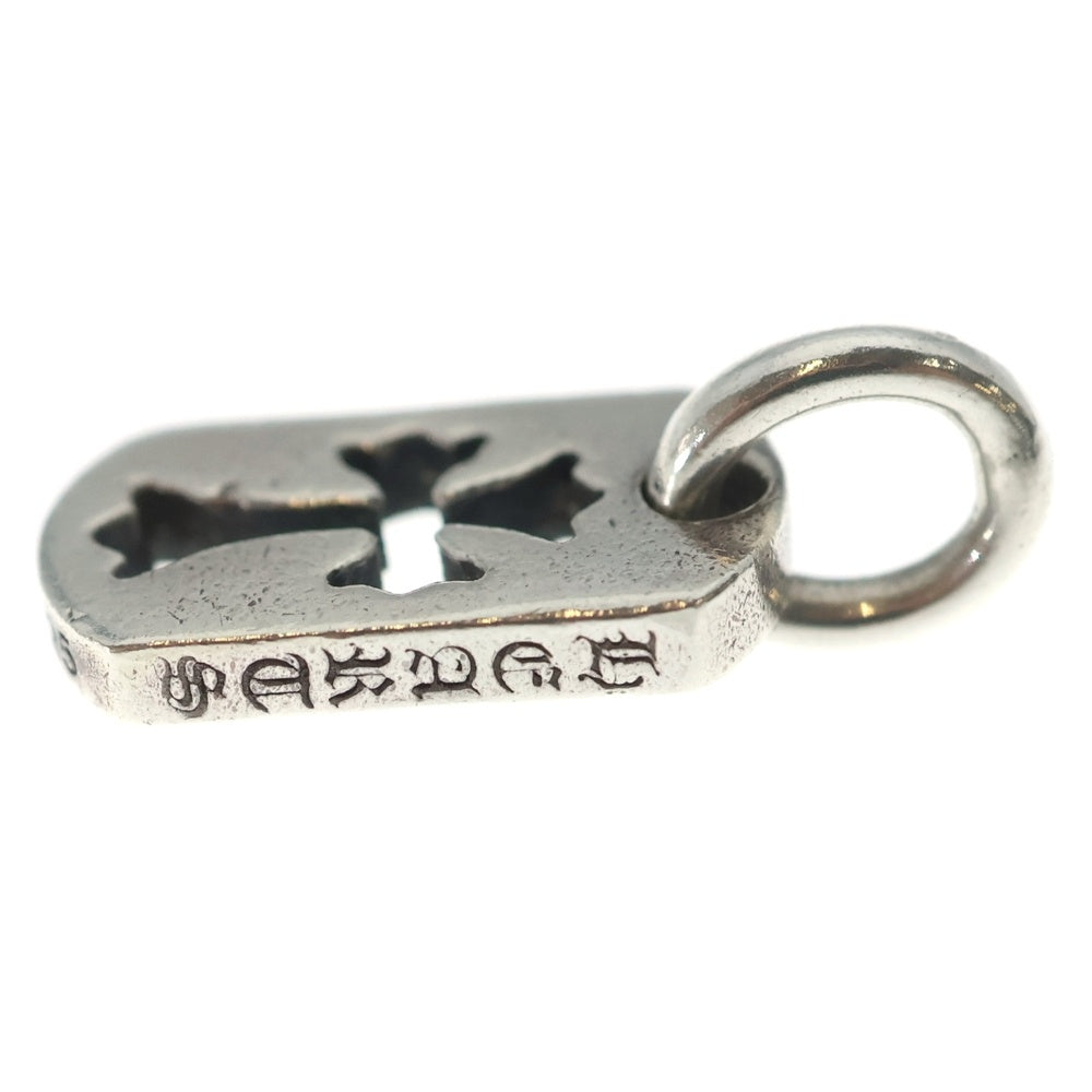 CHROME HEARTS(クロムハーツ) DT TNY CO CRS タイニーカットアウトクロスドッグタグ チャーム ペンダントトップ シルバー BCA252