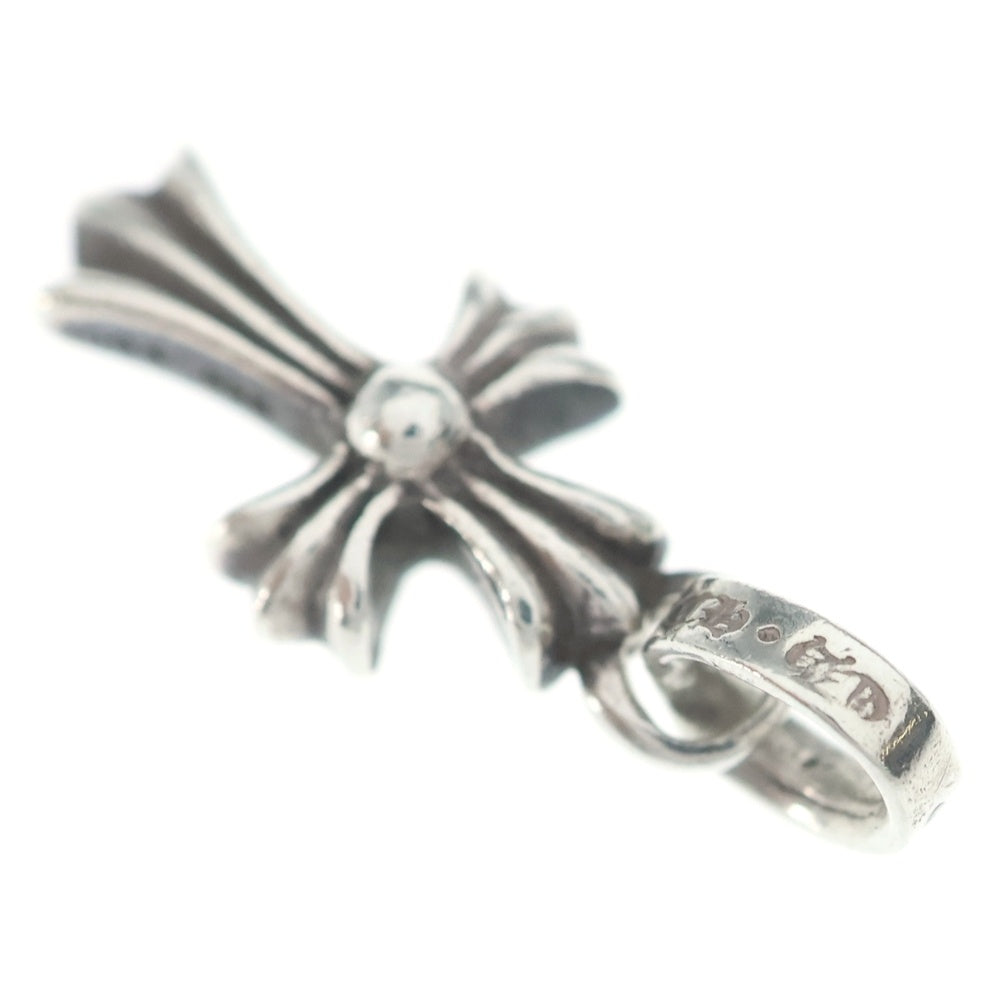 CHROME HEARTS(クロムハーツ) CRS BBYFAT P RBY ベイビーファットクロス PAVEルビー ペンダントトップ シルバー BCA235