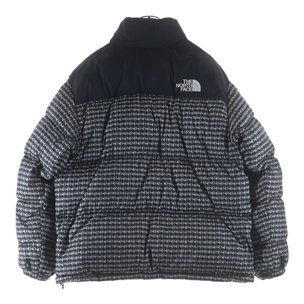 SUPREME(シュプリーム) ×THE NORTHFACE Studed Nuptse Jacket スタッズ ヌプシ ダウンジャケット ブラック/ホワイト ND421001