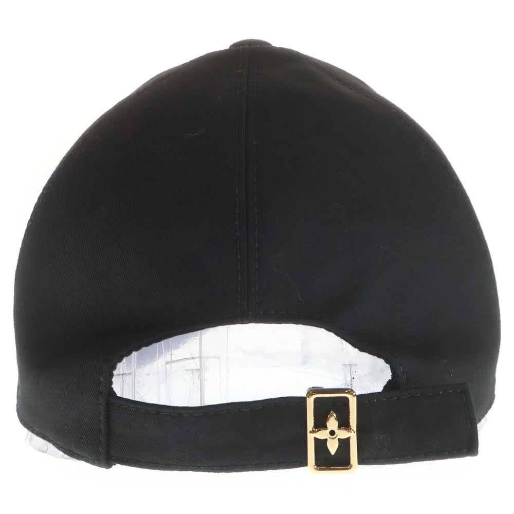 LOUIS VUITTON(ルイヴィトン) LV シグネチャー ロゴパッチ キャップ 帽子 ブラック M7282M