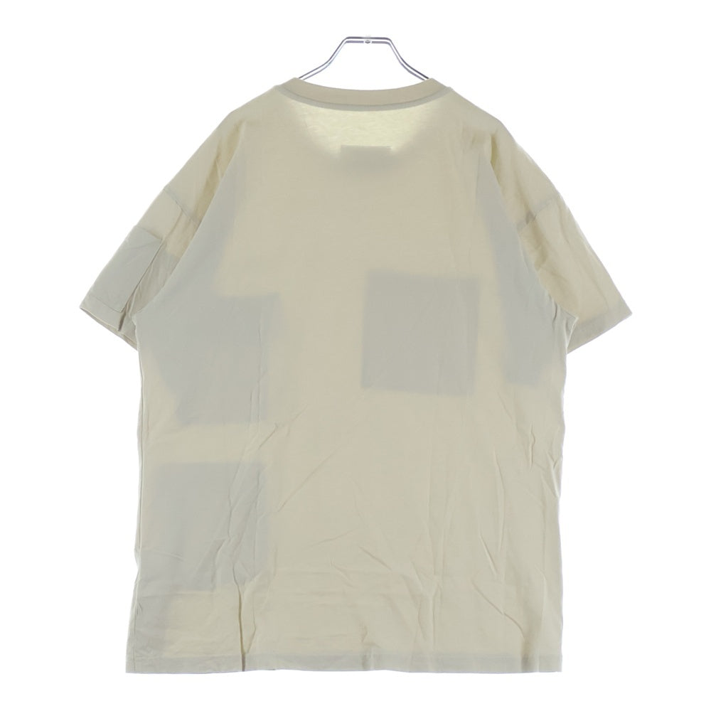 MM6 Maison Margiela(エムエムシックスメゾンマルジェラ) 24AW マルチポケットロゴプリントTシャツ ベージュ SH0GC0022 S24311