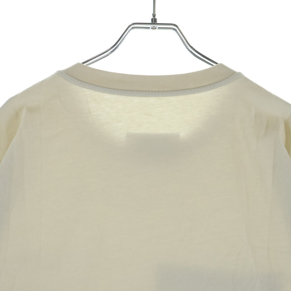 MM6 Maison Margiela(エムエムシックスメゾンマルジェラ) 24AW マルチポケットロゴプリントTシャツ ベージュ SH0GC0022 S24311