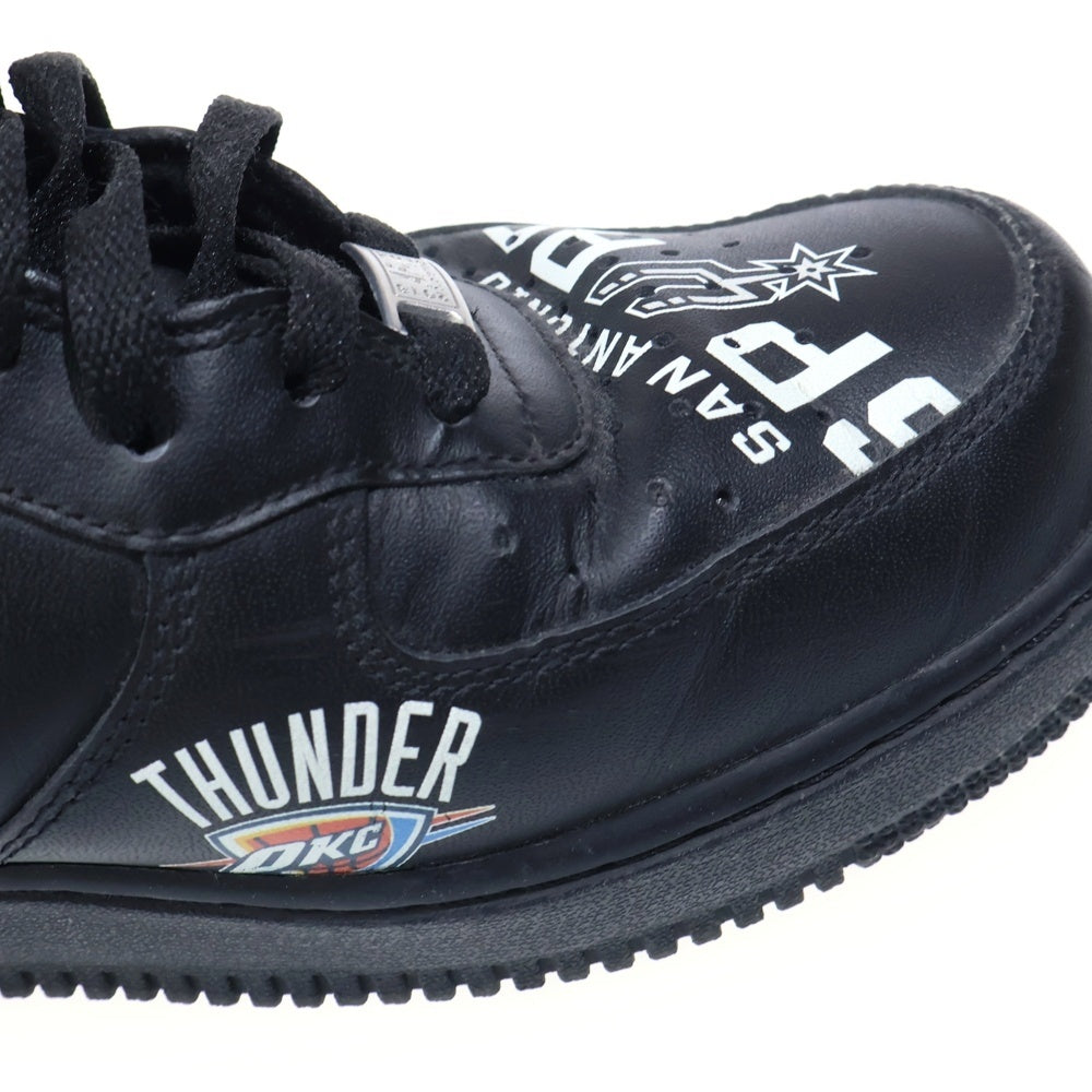 NIKE(ナイキ) ×AIR FORCE 1 MID NBA TEAM AQ8017-001 シュプリーム エアフォース1 ミッド エヌビーエーチーム ミドルカットスニーカー US11/29cm ブラック