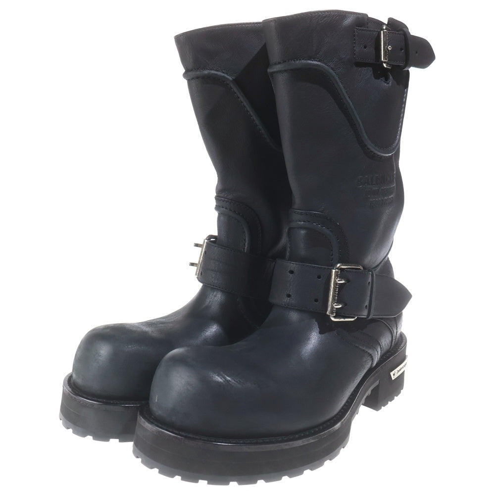 BALENCIAGA(バレンシアガ) VENOM ヴェノムレザーロングブーツ ブラック