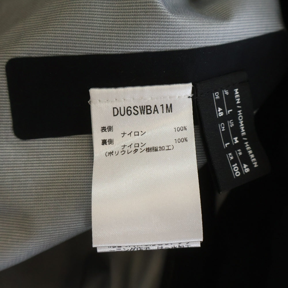 DESCENTE(デサント) HARD SHELL JACKET ナイロン ジップアップ ハードシェルジャケット ブラック DU6SWBA1M