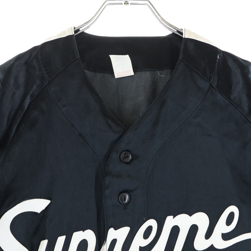 SUPREME(シュプリーム) 17SS Satin Baseball Jersey サテンベース