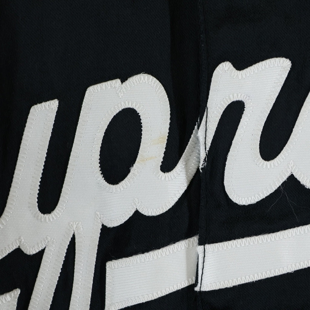 SUPREME(シュプリーム) 17SS Satin Baseball Jersey サテンベースボールジャージ 半袖シャツ ブラック