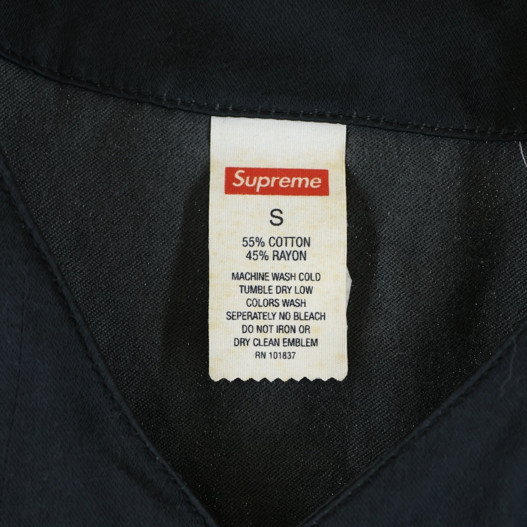 SUPREME(シュプリーム) 17SS Satin Baseball Jersey サテンベース