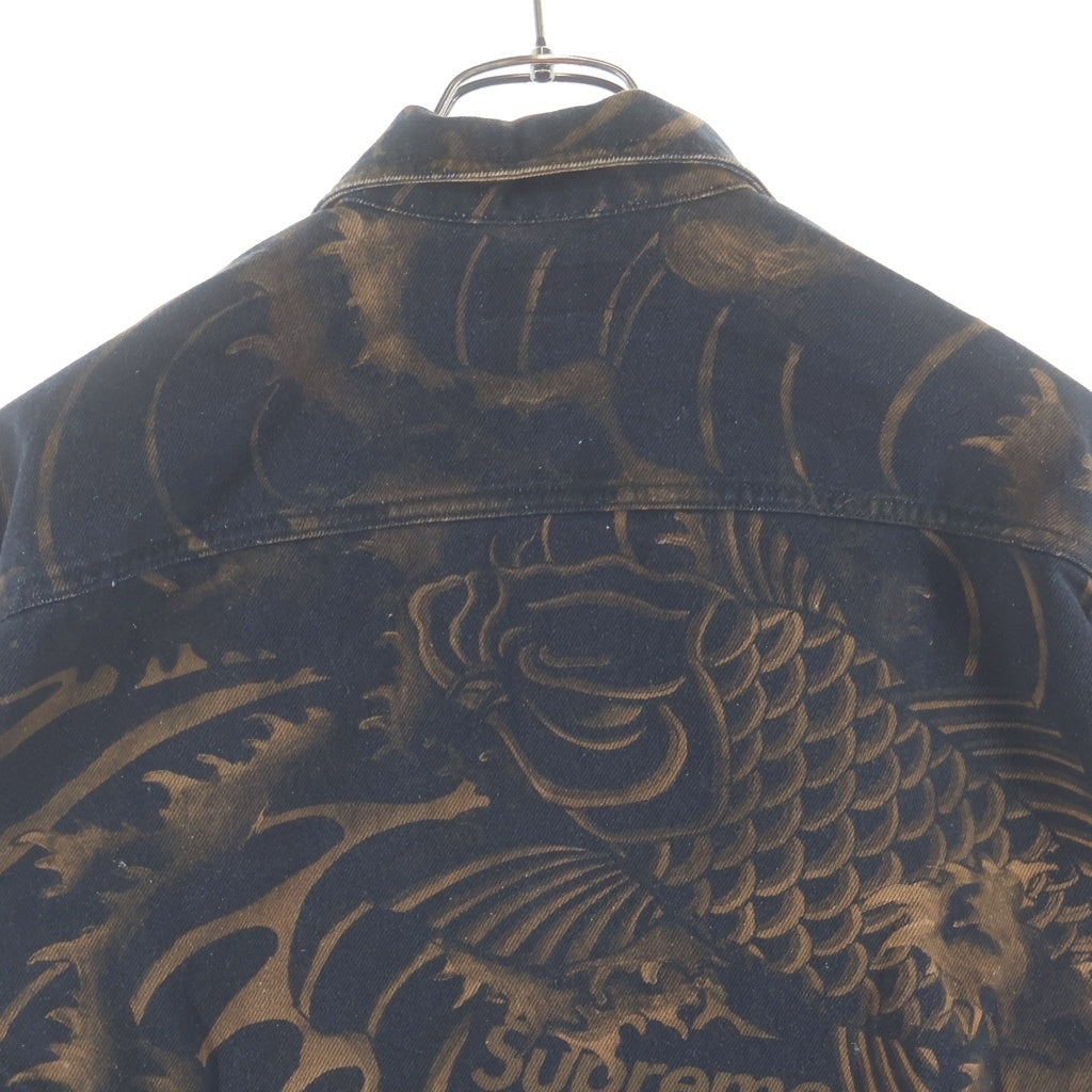 SUPREME(シュプリーム) 20SS Waves Work Jacket ウェーブス ワークジャケット 鯉 ブラウン