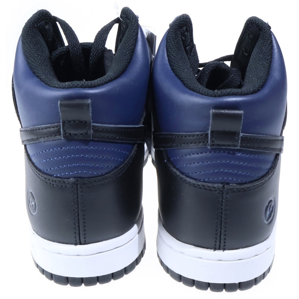 NIKE(ナイキ) ×FRAGMENT DESIGN DUNK HIGH TOKYO フラグメントデザイン ダンク 東京 ハイカットスニーカー ブラック/ネイビー US8.5/26.5cm DJ0383-400