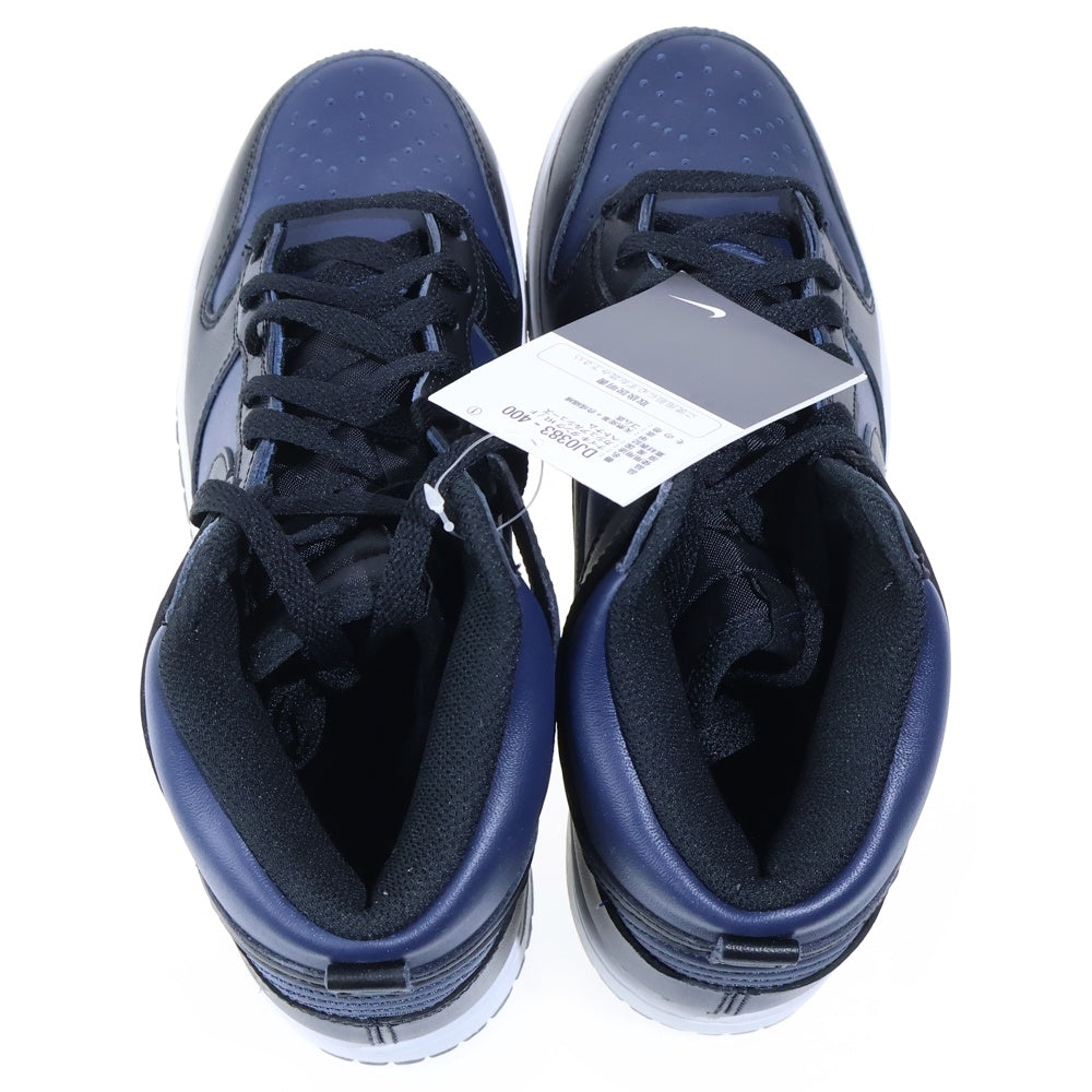 NIKE(ナイキ) ×FRAGMENT DESIGN DUNK HIGH TOKYO フラグメントデザイン ダンク 東京 ハイカットスニーカー ブラック/ネイビー US8.5/26.5cm DJ0383-400