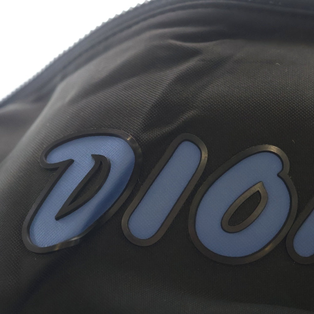 Dior HOMME(ディオールオム) ×KAWS カウズ ロゴ ナイロンウェストバッグ ボディバッグ ブラック 1KWPO100YLE レディース