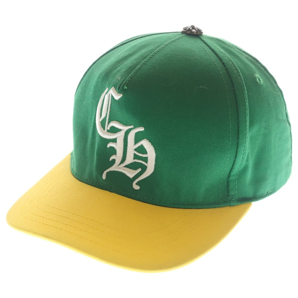 CHROME HEARTS(クロムハーツ) CH LOGO Trucker Cap ロゴ刺繍 トラッカーキャップ 帽子 グリーン/イエロー