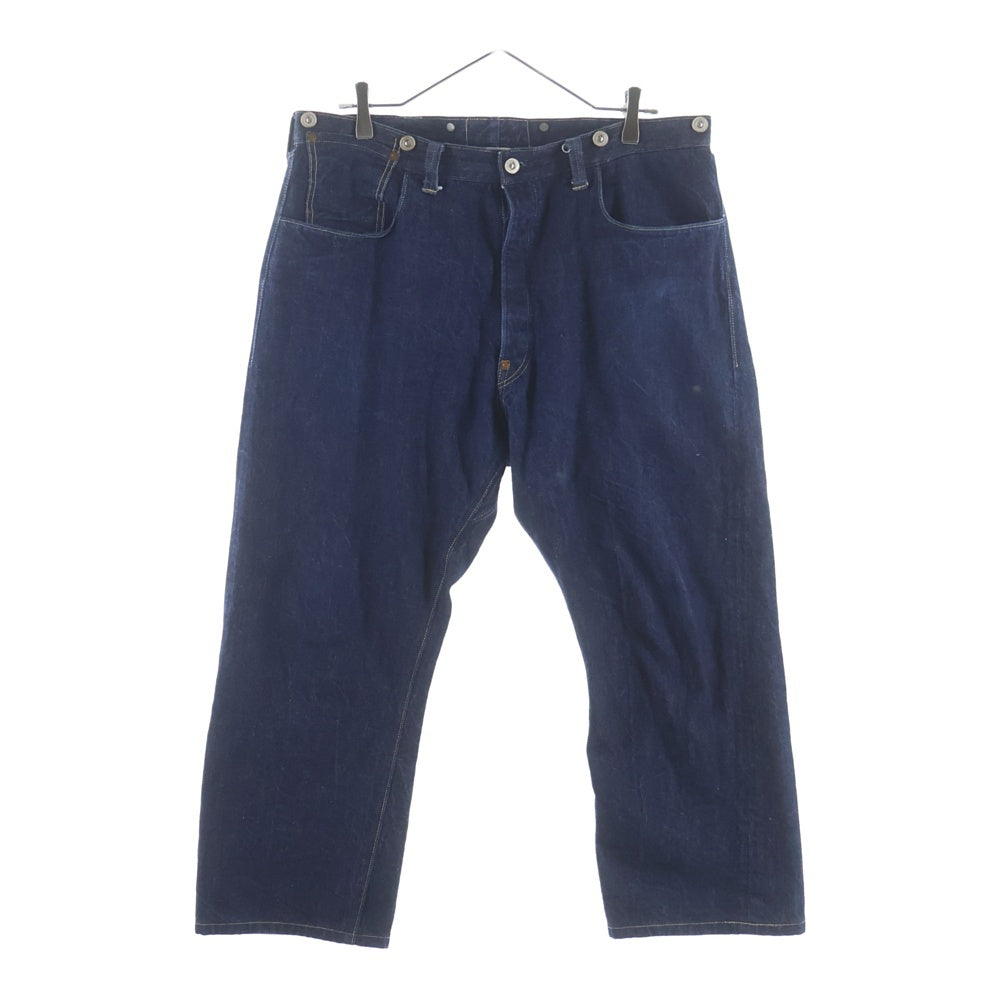 WAREHOUSE(ウェアハウス) ×ベルベルジン 藤原裕 JEANSFACTORY JOHN MUNG DENIM PANTS ジーンズファクトリー ジョン万デニムパンツ 七分丈 インディゴ