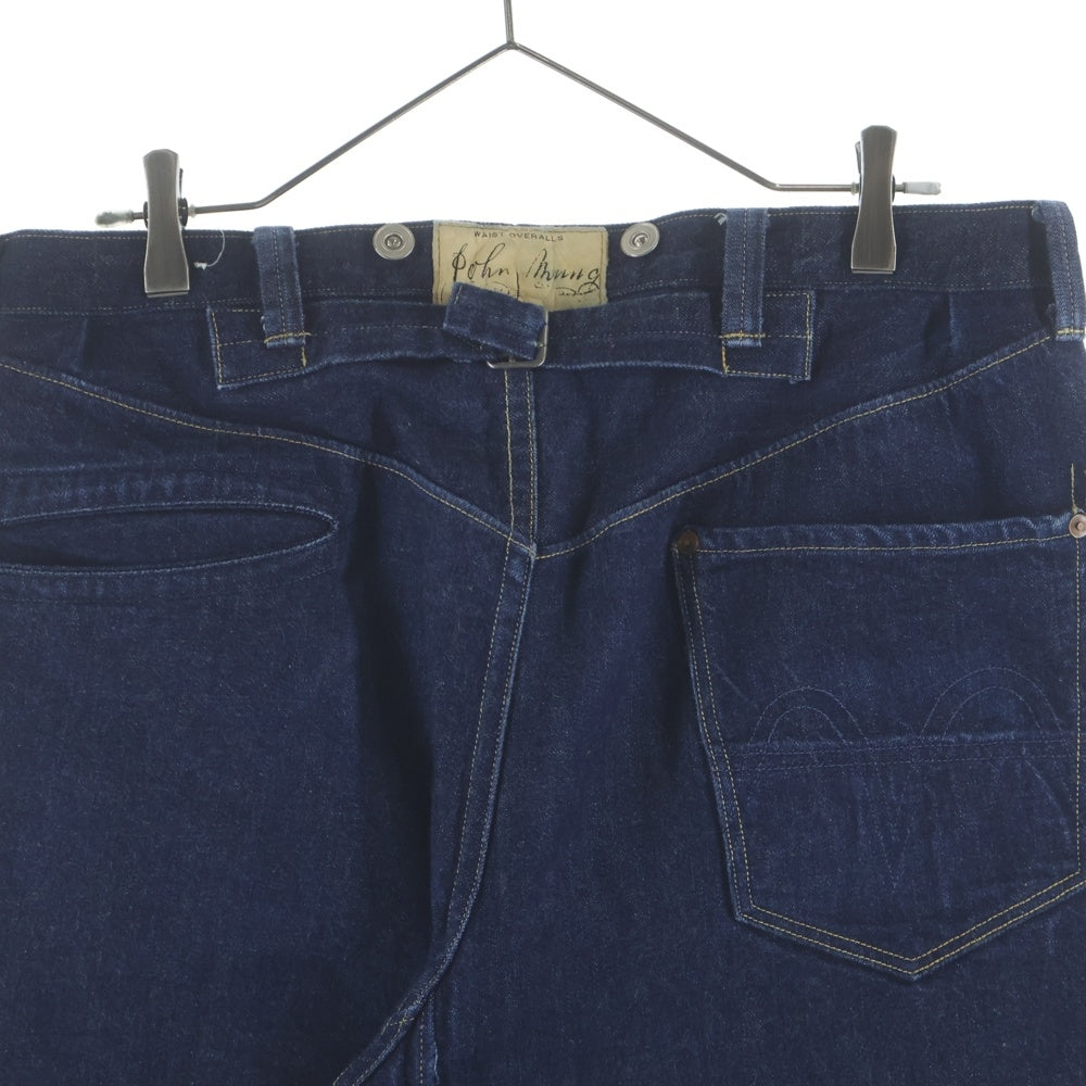 WAREHOUSE(ウェアハウス) ×ベルベルジン 藤原裕 JEANSFACTORY JOHN MUNG DENIM PANTS ジーンズファクトリー ジョン万デニムパンツ 七分丈 インディゴ
