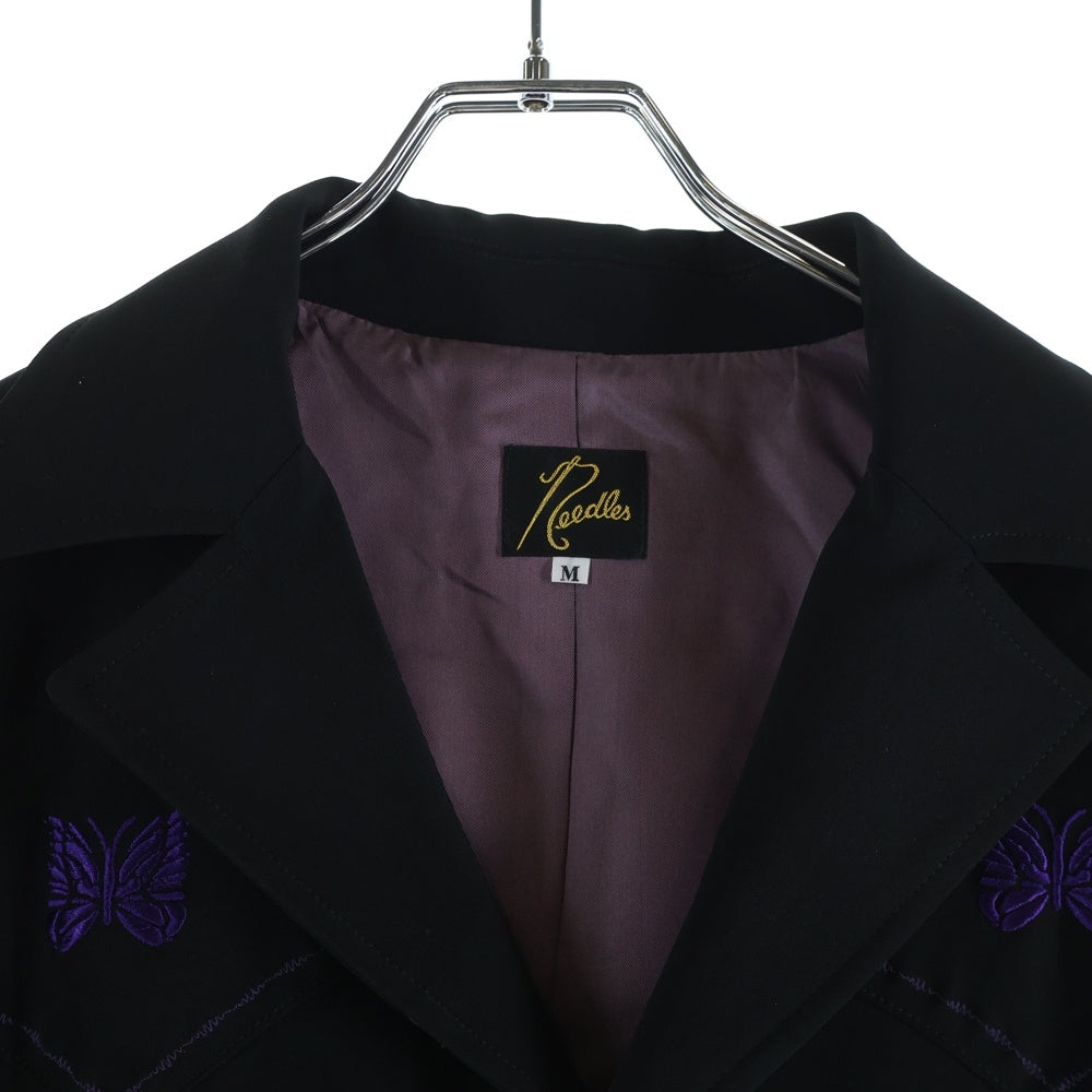 Needles(ニードルス) Westem Leisure Jacket ウエスタンジャケット ブラック/パープル LQ160