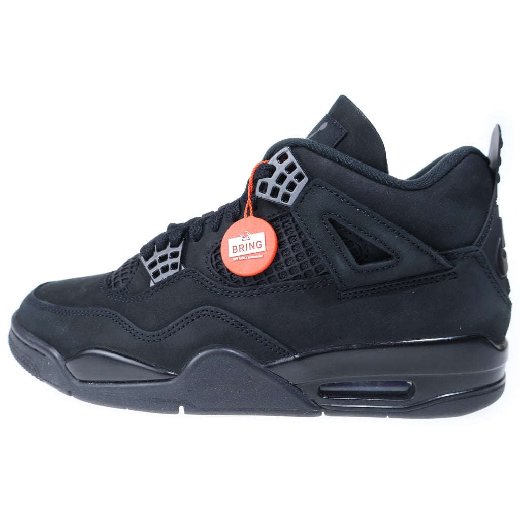 NIKE(ナイキ) AIR JORDAN 4 BLACK CAT FV5029‐010 エアジョーダン4 ブラックキャット ハイカットスニーカー US9.5/27.5cm ブラック
