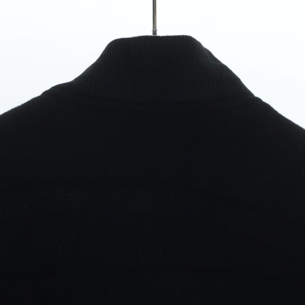 DIESEL(ディーゼル) Bomber Jacket フロント バックロゴ バーシティー スタジアム ジャケット スタジャン ブラック A19582
