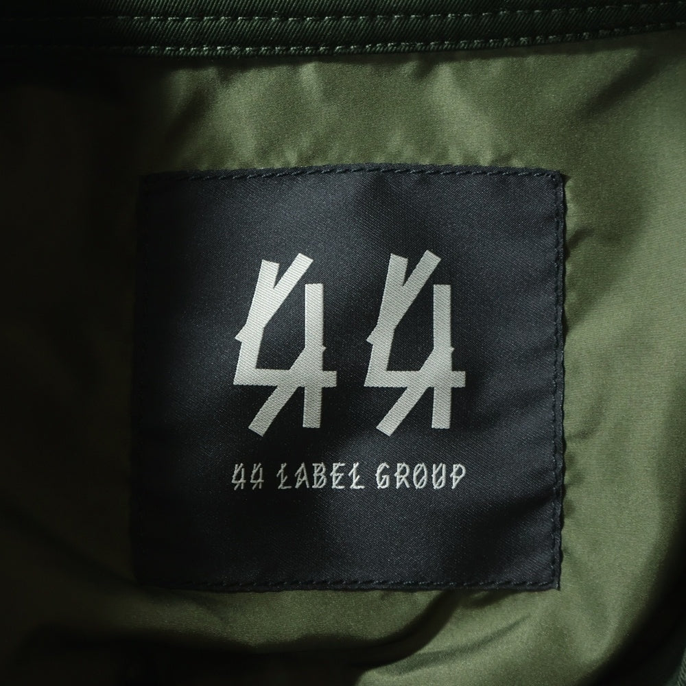 44 LABEL GROUP(フォーティーフォーレーベルグループ) Hatay Overshirt ハタイオーバーシャツ コーチジャケット カーキ 22SH02-380-070