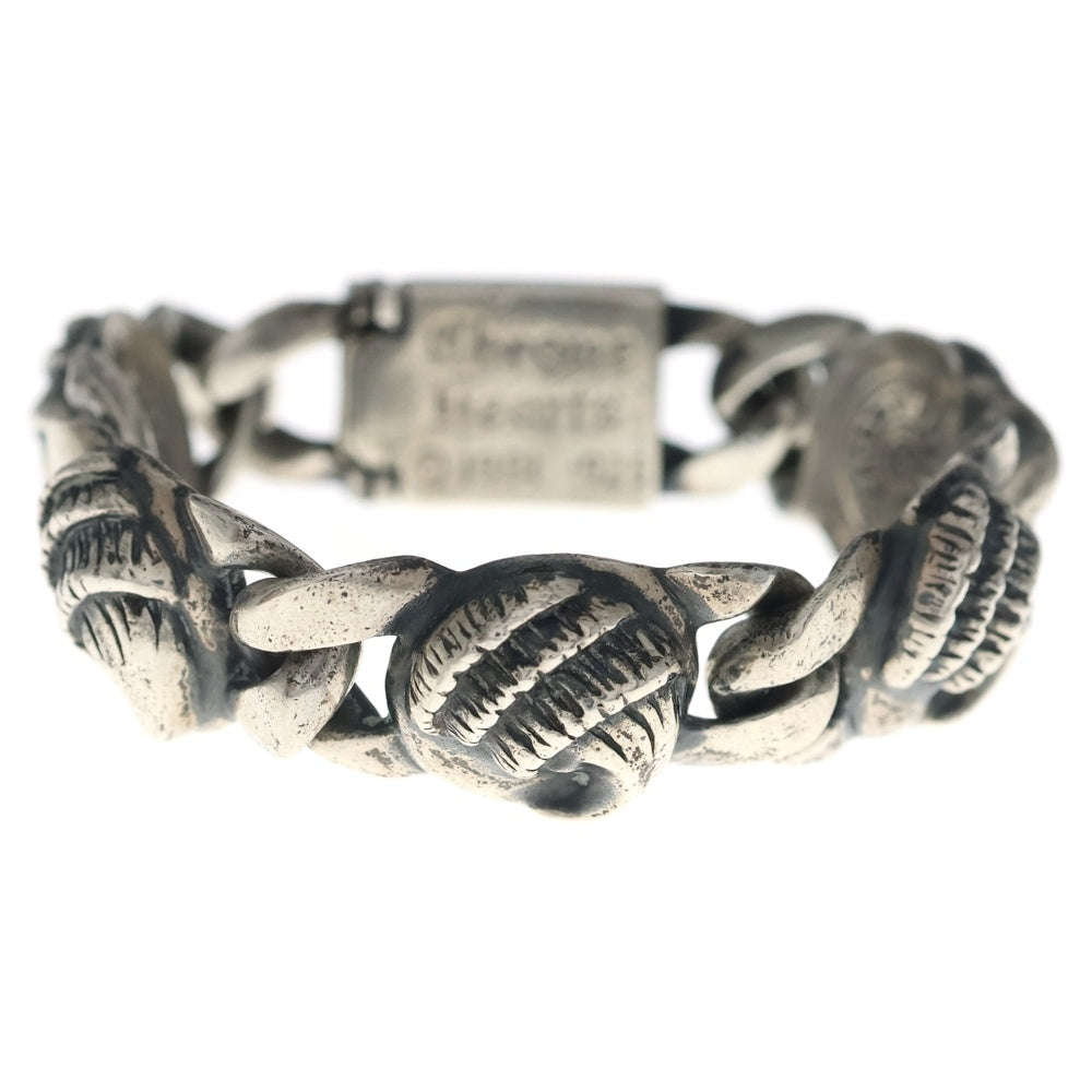 CHROME HEARTS(クロムハーツ) CROW クロウ リンク 5LINK ブレスレット シルバー