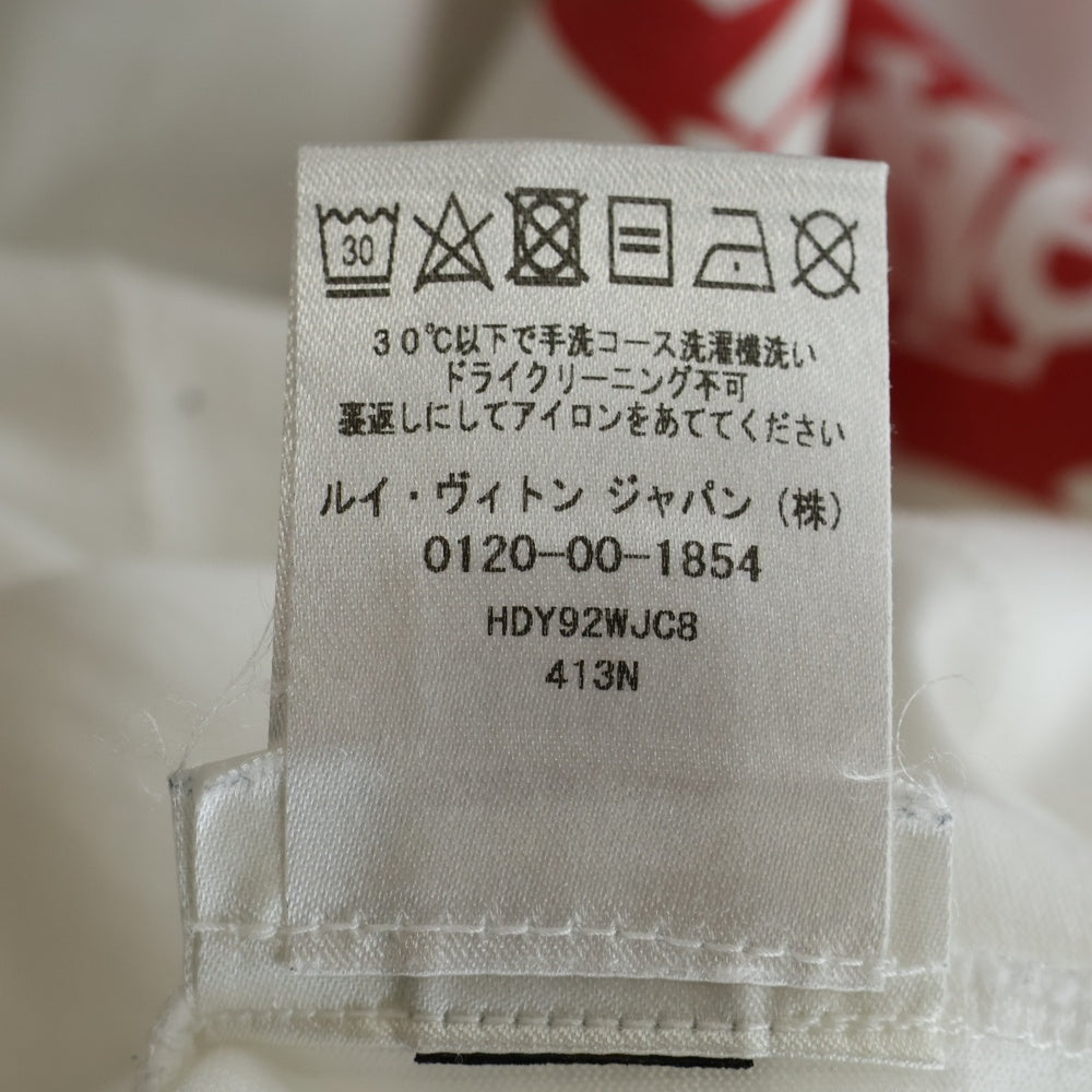SUPREME(シュプリーム) 17AW ×LOUIS VUITTON Box Logo Tee モノグラムボックスロゴ半袖Tシャツ カットソー ホワイト HDY92WJCB