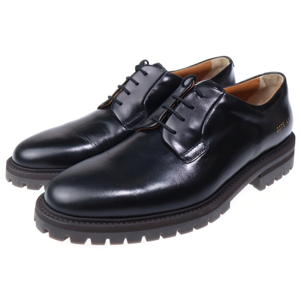 COMMON PROJECT(コモン プロジェクツ) Leather Derby shoes レースアップ ダービー シューズ レザー ローカット シューズ ローファー ブラック