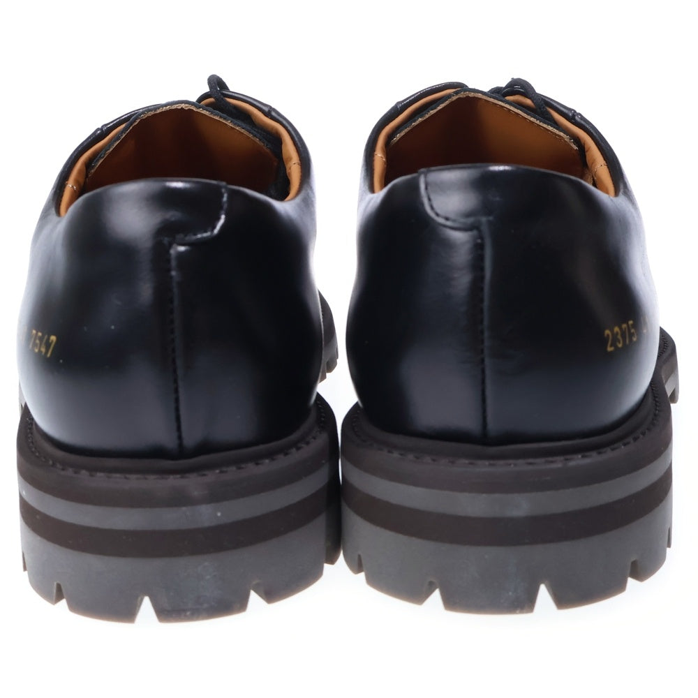 COMMON PROJECT(コモン プロジェクツ) Leather Derby shoes レースアップ ダービー シューズ レザー ローカット シューズ ローファー ブラック