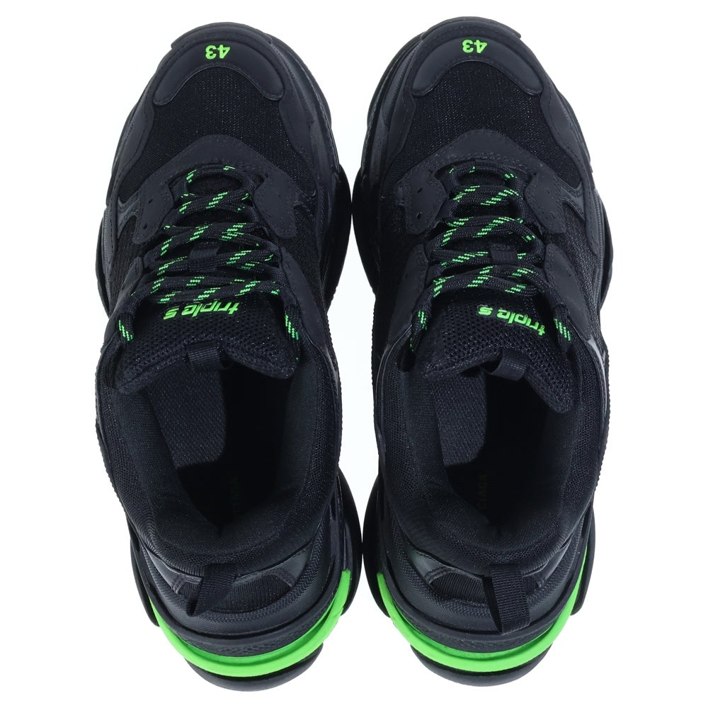 BALENCIAGA(バレンシアガ) TRIPLE-S トリプルエス ローカットスニーカー シューズ ブラック/グリーン 536737