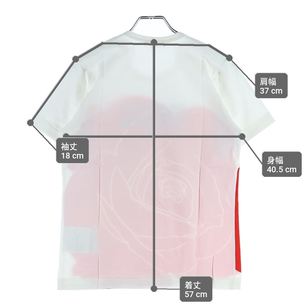 COMME des GARCONS(コムデギャルソン) 01AW TKASHIMAYA 高島屋170周年記念 プリント半袖Tシャツ カットソー ホワイト LC-T001