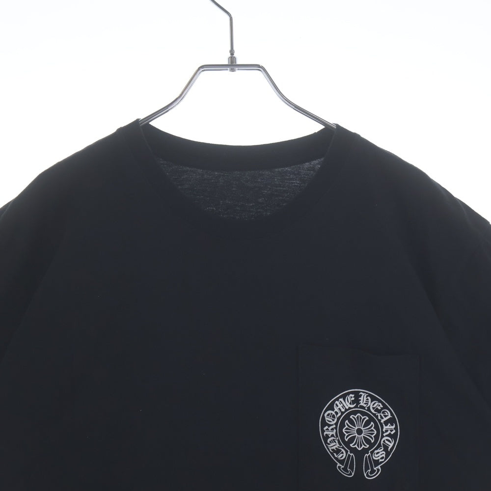 CHROME HEARTS(クロムハーツ) Honolulu Horseshoe S/S Tee ホノルル限定 バック ホースシュー クルーネック半袖Tシャツカットソー ホワイト