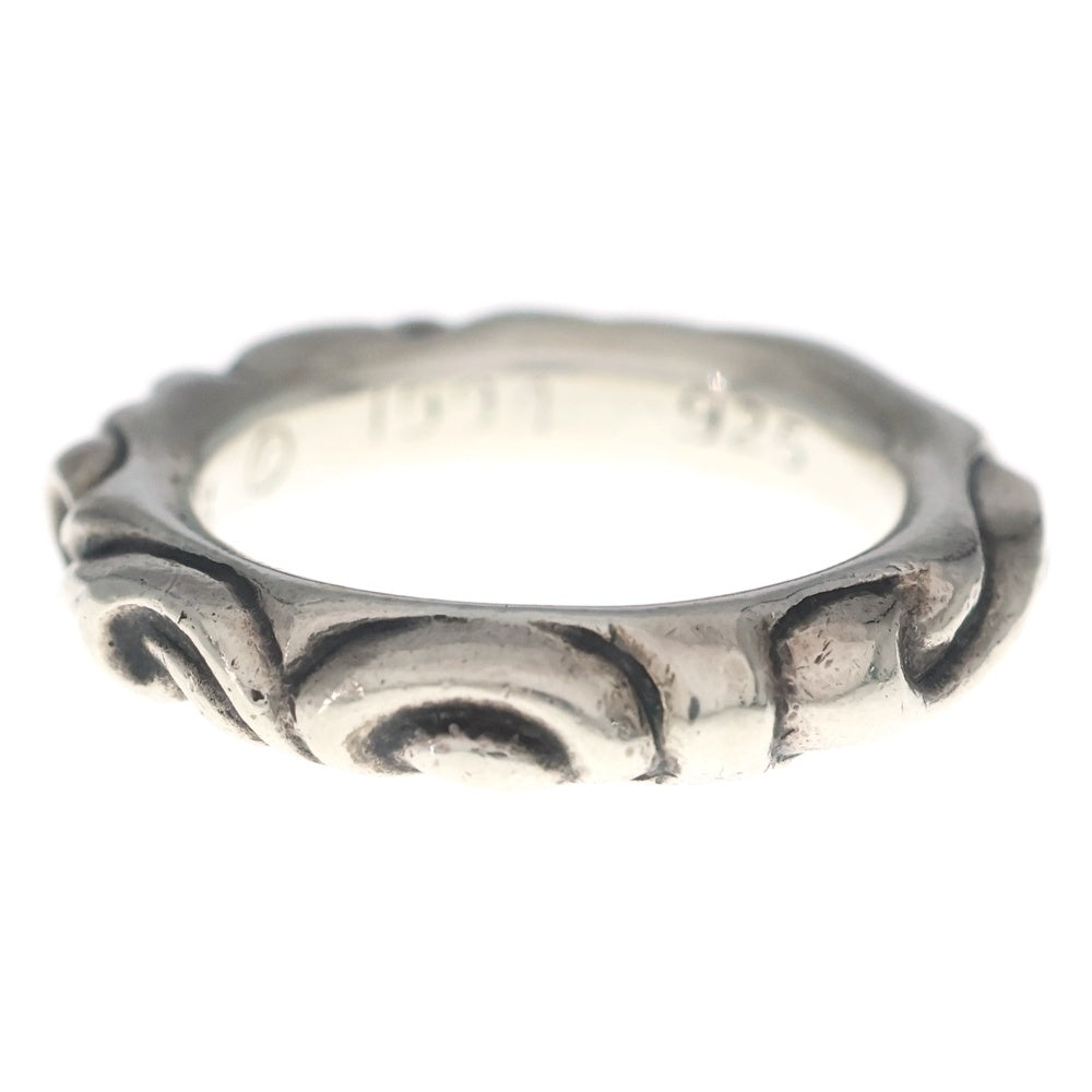 CHROME HEARTS(クロムハーツ) SCRL BAND スクロールバンド リング シルバー BCA351