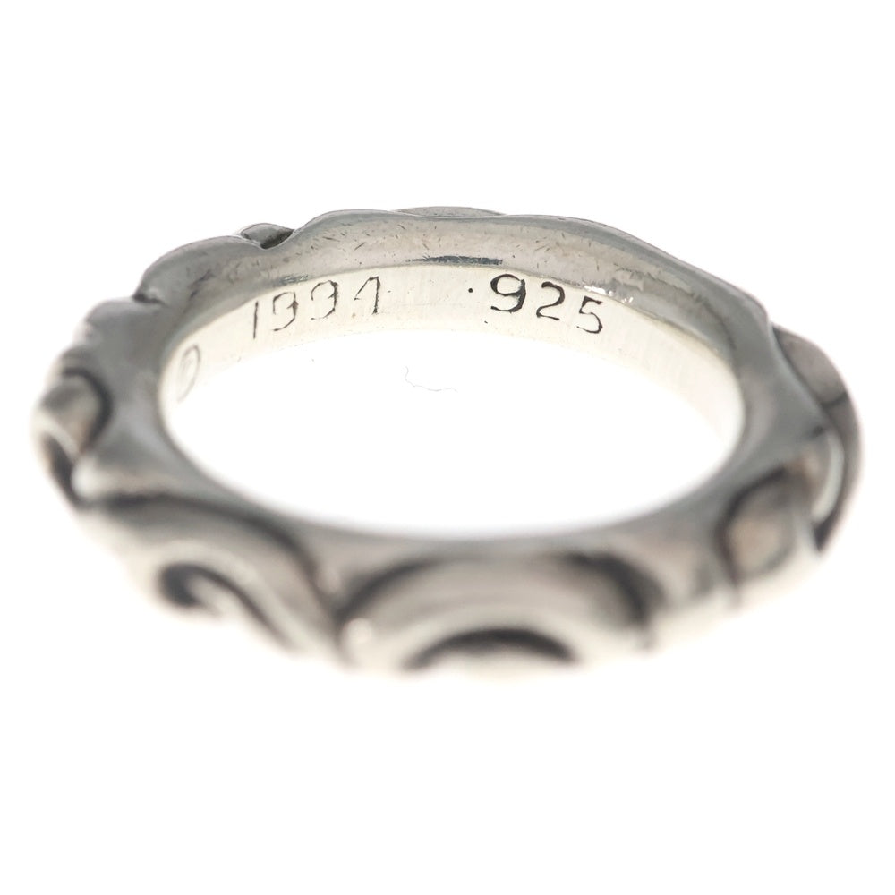 CHROME HEARTS(クロムハーツ) SCRL BAND スクロールバンド リング シルバー BCA351