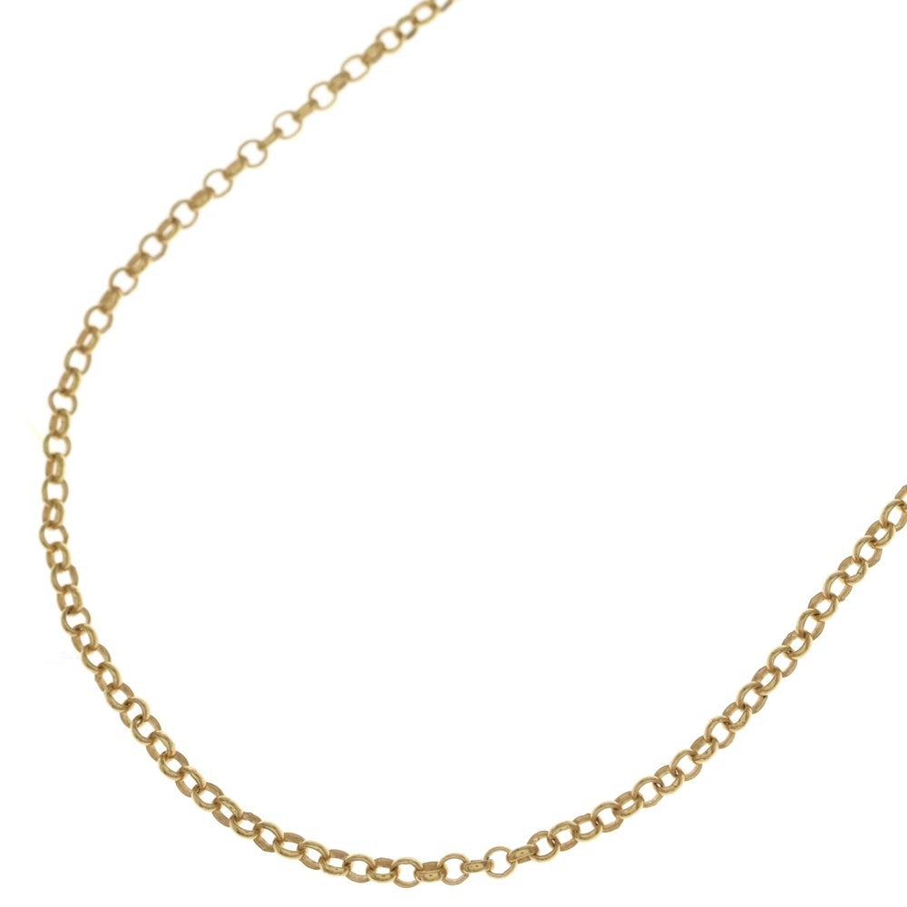 CHROME HEARTS(クロムハーツ) 22K NECKCHAIN R18 ロールチェーンネックレス 18inch ゴールド BCA010