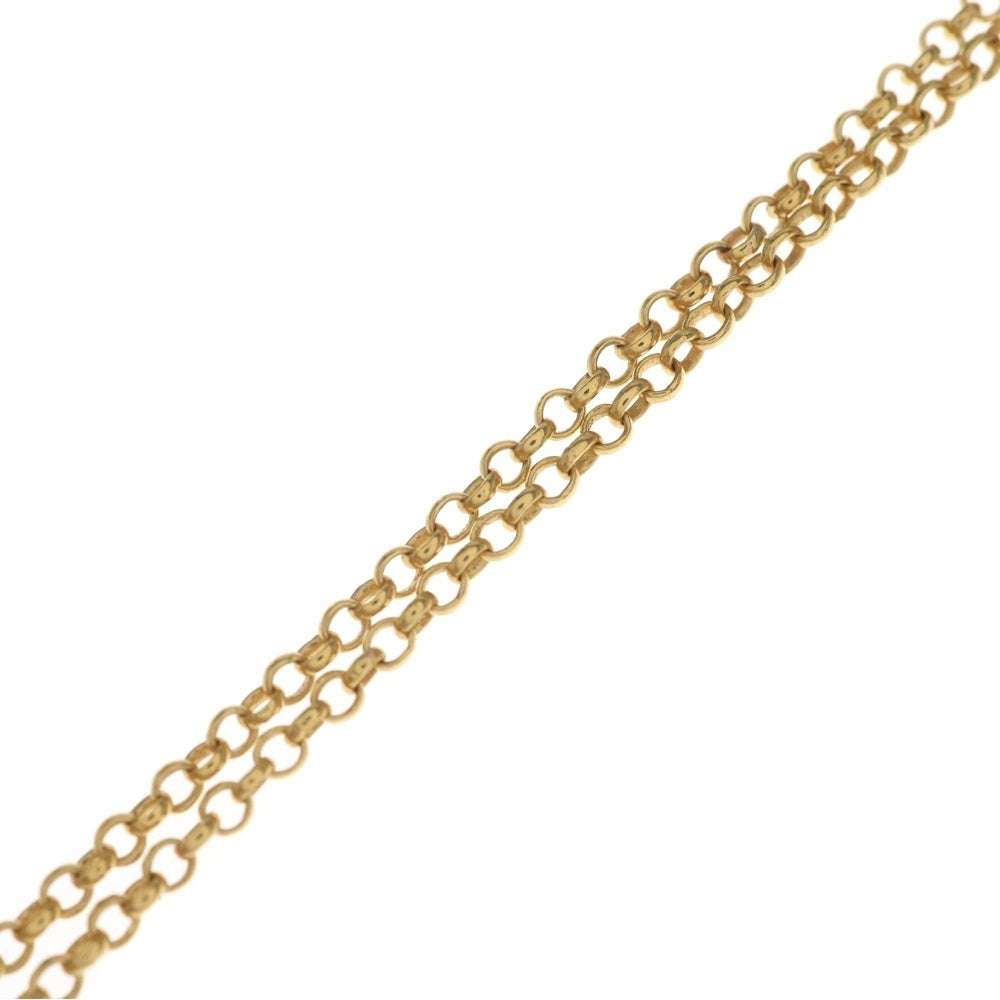 CHROME HEARTS(クロムハーツ) 22K NECKCHAIN R18 ロールチェーンネックレス 18inch ゴールド BCA010