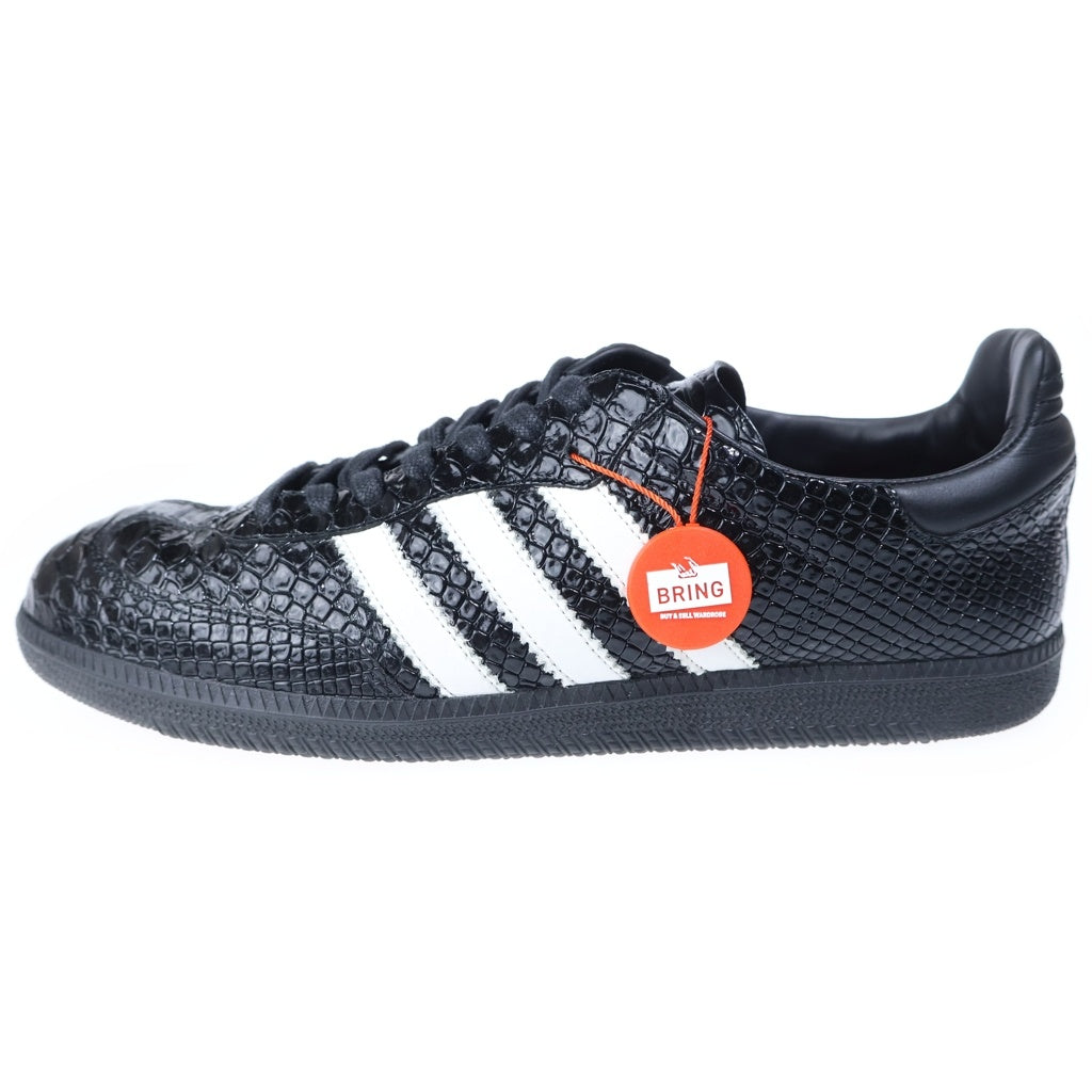 adidas(アディダス) SAMBA OG Made in Italy CROCODILE IE9120 サンバ メイドインイタリー クロコダイル ローカットスニーカー ブラック US10/28cm