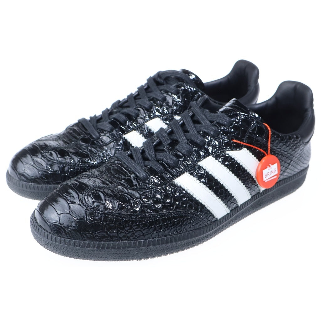 adidas(アディダス) SAMBA OG Made in Italy CROCODILE IE9120 サンバ メイドインイタリー クロコダイル ローカットスニーカー ブラック US10/28cm