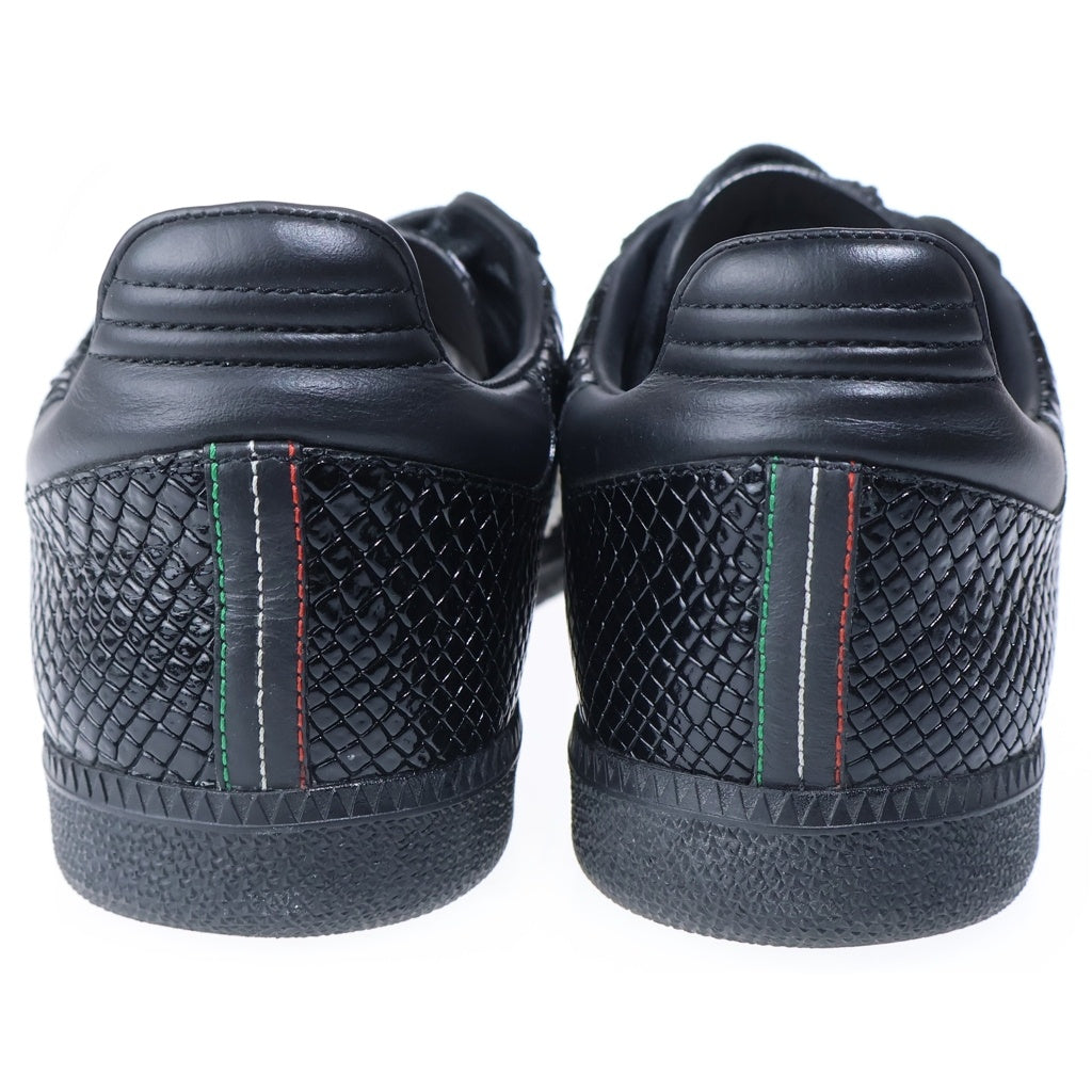 adidas(アディダス) SAMBA OG Made in Italy CROCODILE IE9120 サンバ メイドインイタリー クロコダイル ローカットスニーカー ブラック US10/28cm