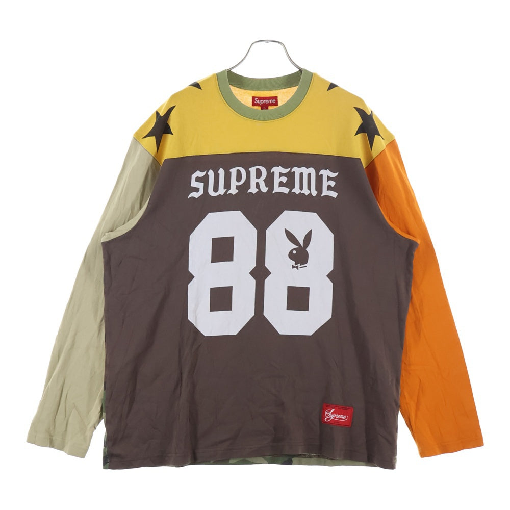 SUPREME(シュプリーム) 26SS Playboy L/S Football Top Pink プレイボーイ フットボールトップ 長袖Tシャツ マルチ