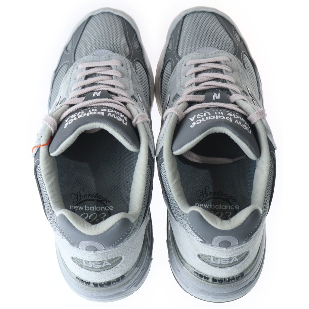 New Balance(ニューバランス) MR993GL スウェード ローカットスニーカー グレー US9/27cm