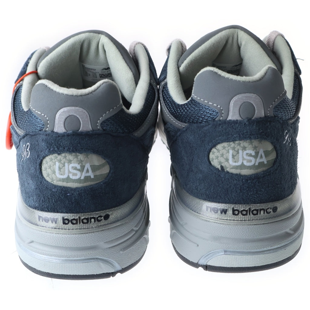 New Balance(ニューバランス) MR993NV スエードメッシュ ローカットスニーカー ネイビー US9/27.0cm