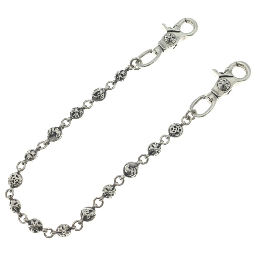 CHROME HEARTS(クロムハーツ) 2BALL SHORT-S/2クリップショート#2マルチボール ウォレットチェーン シルバー