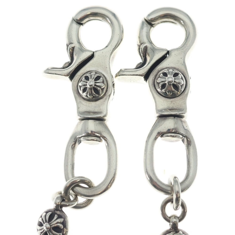 CHROME HEARTS(クロムハーツ) 2BALL SHORT-S/2クリップショート#2マルチボール ウォレットチェーン シルバー