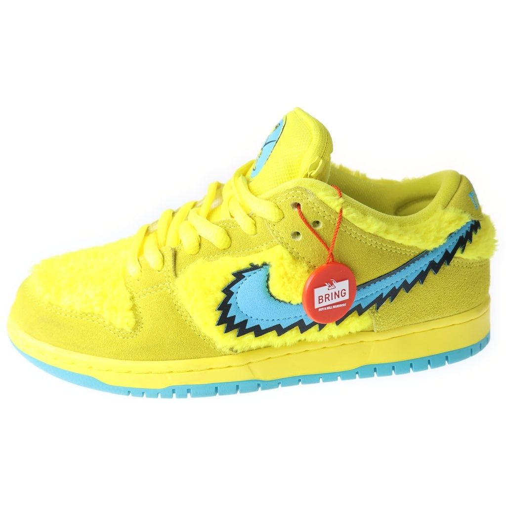 NIKE(ナイキ) ×Grateful Dead DUNK LOW Yellow Bear CJ5378-700 ダンク グレイトフルデッド ローカットスニーカー イエロー US8/26.0cm