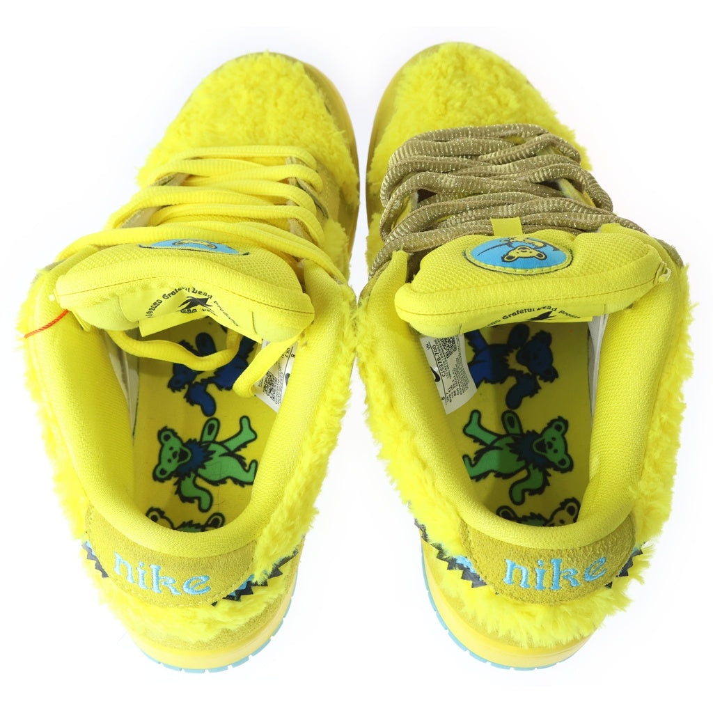 NIKE(ナイキ) ×Grateful Dead DUNK LOW Yellow Bear CJ5378-700 ダンク グレイトフルデッド ローカットスニーカー イエロー US8/26.0cm